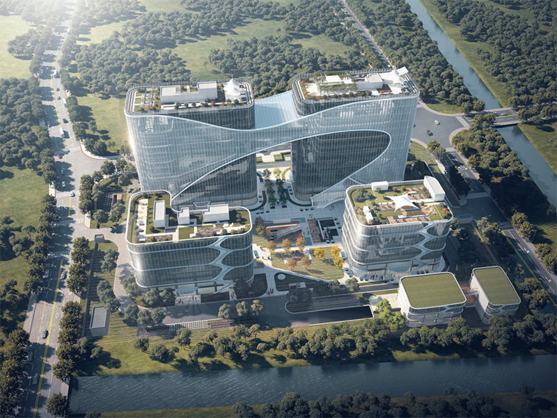共建未来丨博世娱乐股份（上海）创新基地亮相“2023年闵行区重大工程项目开工仪式”主会。